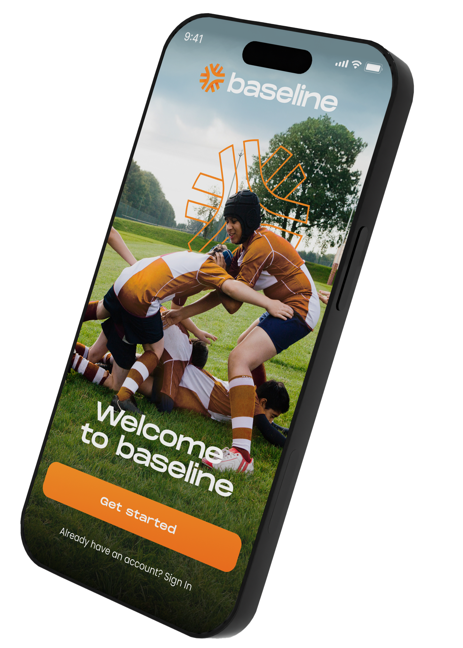 Welcome to Baseline App screen